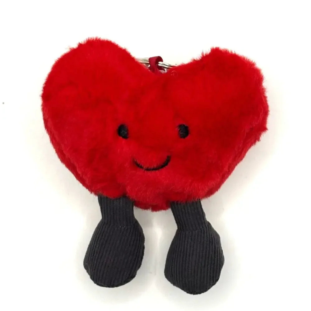 Cute Red Heart Inspired Bag Pendant/Keychain Decoration Toy - New Plush
